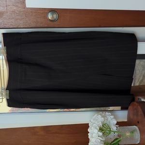 LAUNDRY pink & black suit skirt 6